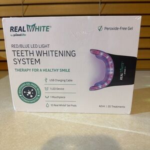 Real White teeth whitening system- new